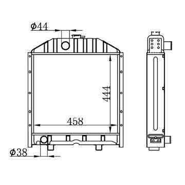 6255211 - Tractor Radiator OEM: 5086414 / 4981428