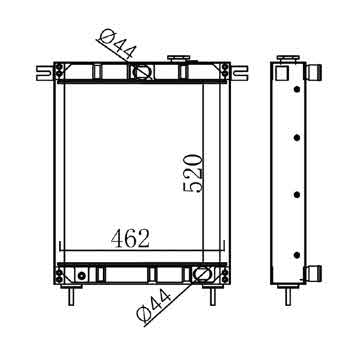 6255216 - Tractor Radiator