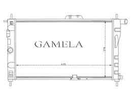 6262042 - Radiator for DAEWOO NEXIA OEM: 96144847