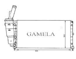 6262070 - Radiator for FIAT PUNTO OEM: 4527489