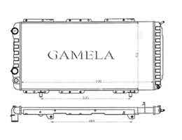 6262113-FIAT - Radiator for FIAT DU CATO II, CITROEN JUMPER, FIAT DU CATO II, PEUGEOT BOXER OEM: 1301NO