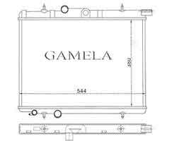6262162 - Radiator for PEUGEOT 206 OEM: 206 1330. 40