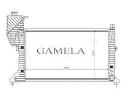 6262216 - Radiator for MERCEDES BENZ OEM: A90 1500 3100 / 8MK 376 721-201