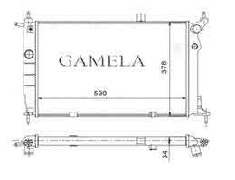 6262297 - Radiator for OPEL OEM: 1300116   1300147