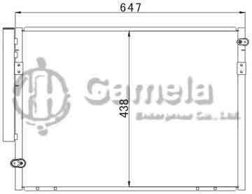 6380029 - Condenser for TOYOTA PICK (06-)