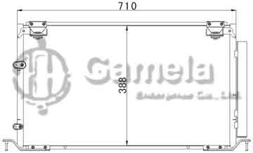 6380030 - Condenser for TOYOTA AVALON (05-) OEM: 88460-07032