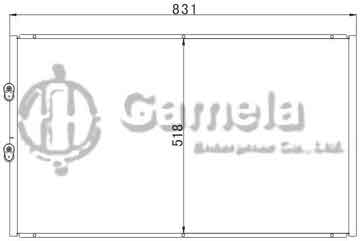 6380032 - Condenser for TOYOTA