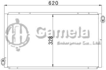 6380034 - Condenser for TOYOTA CELICA (99-) OEM: 88460-20470