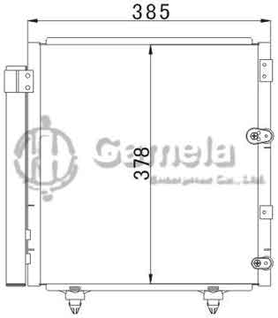 6380039 - Condenser for TOYOTA AVANZA (MT)