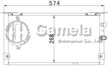 6380045 - Condenser for TOYOTA PICK '2000