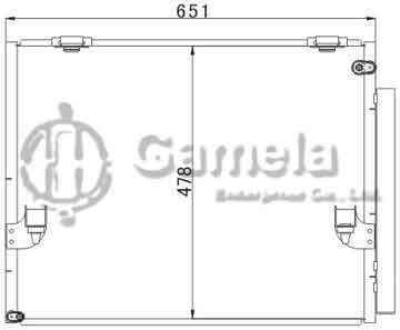 6380047 - Condenser for TOYOTA INNOVA