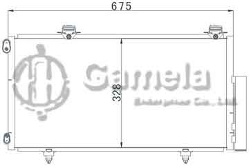 6380053 - Condenser for TOYOTA VIOS (06-)