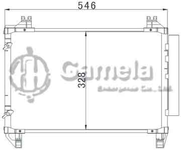 6380054 - Condenser for TOYOTA URBAN CRUISER (09-) OEM: 88460-52130