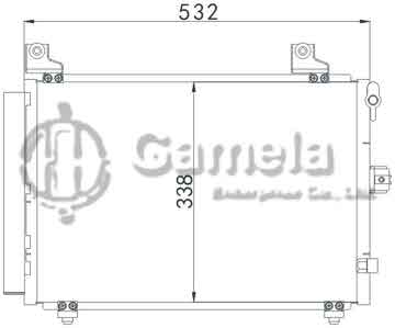 6380066 - Condenser for TOYOTA DARIO TERIOS