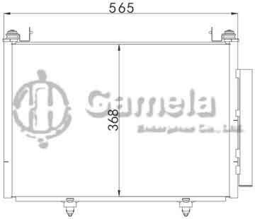 6380067 - Condenser for TOYOTA