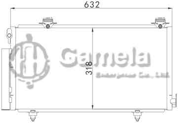 6380068 - Condenser for TOYOTA VIOS (03-05)