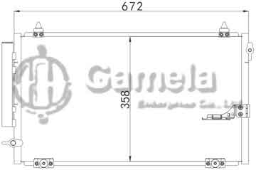 6380073 - Condenser for TOYOTA VISTA