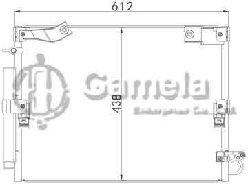 6380078 - Condenser for TOYOTA LAND CRUISER/LEXUS LX470