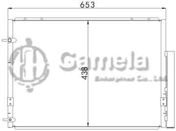 6380079 - Condenser for TOYOTA