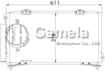 6380083 - Condenser for TOYOTA CALDINA ST21 97-02 OEM: 88450-21010