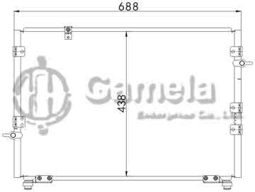 6380089 - Condenser for TOYOTA TY TOWNACE KR (97-01)