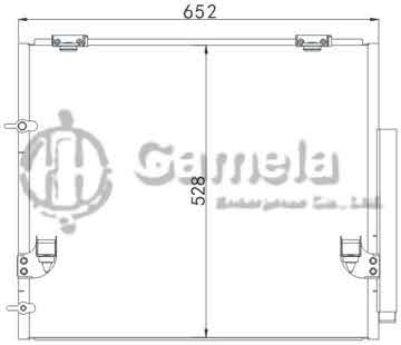 6380090 - Condenser for TOYOTA