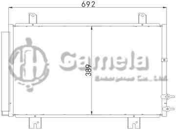 6380102 - Condenser for TOYOTA CROWN