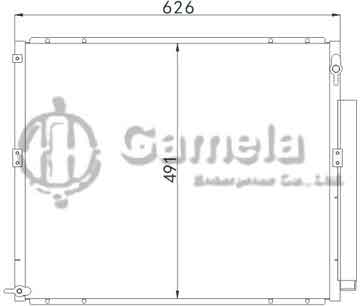 6380104 - Condenser for TOYOTA GRJ150