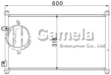 6381024 - Condenser for HONDA ACCORD V6 OEM: 80110-SV7-A21