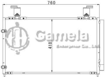 6381028 - Condenser for HONDA ODYSSEY