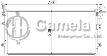 6386013 - Condenser for HYUNDAI SONATA (98-) OEM: 97606-38001