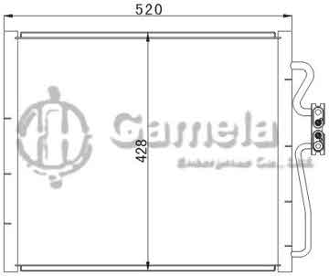 6388003 - Condenser for BMW 7E 38 '94- OEM: 64538373924