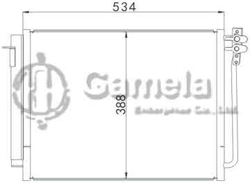 6388004 - Condenser for BMW X5 E53 (00-) OEM: 6914216