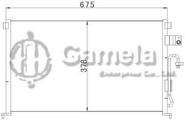 6389021 - Condenser for CHERY A5