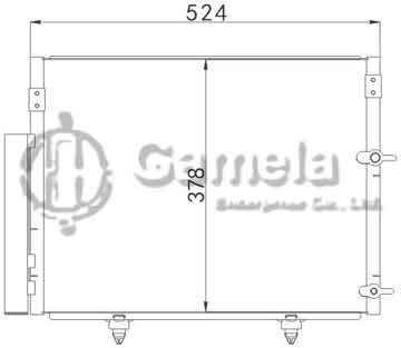 6396001 - Condenser for FAW DAIHATSU