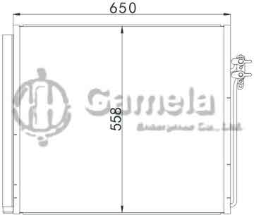 6398004 - Condenser for LAND ROVER RANGE ROVER (06-12) OEM: LR010843