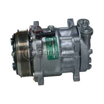 64132-7V16-10651N - Original Auto A/C Compressor, SANDEN model SD7V16-10651, 64132-7V16-10651N