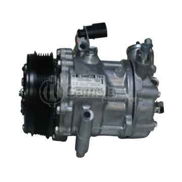 64143-6V12-1916N - Original Auto A/C Compressor, SANDEN model SD6V12-1916, OEM 6RD820803, 6413-6V12-1916N