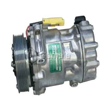 64261-7C16-1329N - Original Auto A/C Compressor, SANDEN model SD7C16-1329, 64261-7C16-1329N