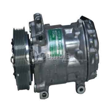 64261-7C16-1349N - Original Auto A/C Compressor, SANDEN model SD7C16-1349, 64261-7C16-1349N