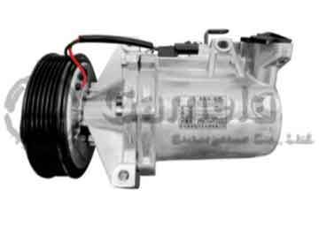64306-1255 - Compressor for Dacia Dokker 1.5DCi '12->…;Dacia Duster I 1,5DCi-1.6 '10->'13;Dacia Logan I 1.5DCi '05->'08;Dacia Logan II 1.5DCi '12->…;Dacia Sandero I 1.2-1.5DCi '08->'13;Nissan Note 1.5DCi '14->...;Nissan Pulsar 1.5DCi '15->...;Renault Fluence 1.5DCi-1.6 '10->...（6PK) OEM: A42011A8402000 92600-3VC6B 8201025121