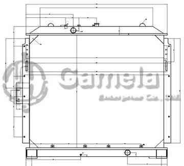 B500042 - Radiator for ZAX850H ZAX800 OEM: 4474012