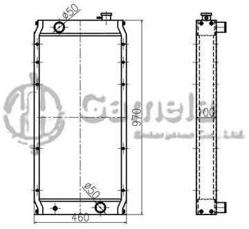 B500056 - Radiator for E320C-NEW E320C OEM: 204-0884/0996