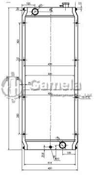 B500056A - Radiator for E320C OEM: 2364430