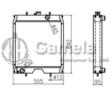 B500128 - Radiator for PC56-7 OEM: UNKOWN