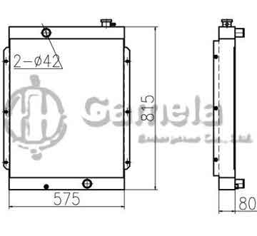 B500179 - Radiator for R85-7