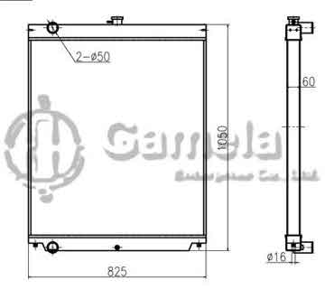 B500184 - Radiator for ZAX360