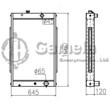 B500203 - Radiator for R220-5 R170W