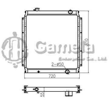 B500230 - Radiator for EX200-2/3 OEM: 4287043