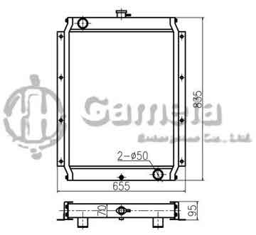 B500234 - Radiator for SK120-5